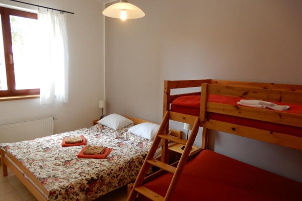 Ubytování - Lipno - Penzion ve Frymburku - apartmán č.2 - ložnice